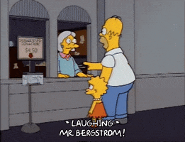 Season 2 Mr Bergstrom GIF by The Simpsons
