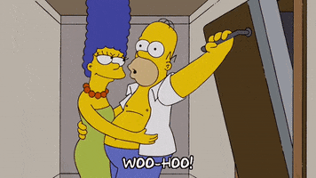 Kissing Episode 19 GIF by The Simpsons