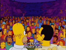 screaming homer simpson GIF