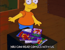 Read Season 3 GIF by The Simpsons