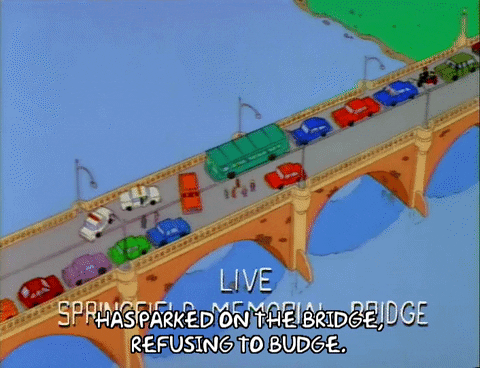 bangalore traffic jam by simsons