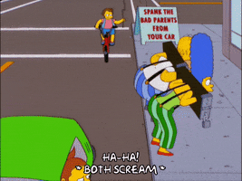  homer simpson marge simpson episode 2 season 13 scream GIF