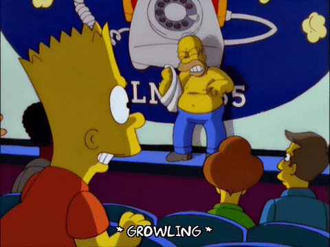 Growling Homer Simpson GIF - Find & Share on GIPHY