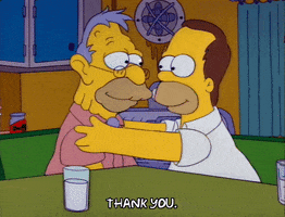 Season 4 Thank You GIF by The Simpsons