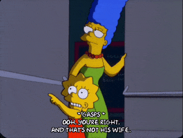 marge simpson pointing GIF