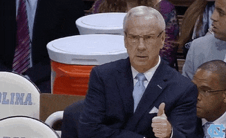 College Basketball Yes GIF by UNC Tar Heels