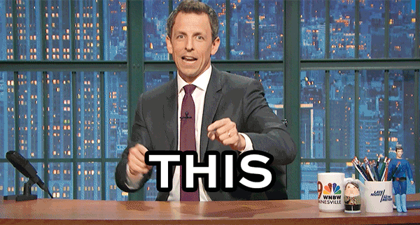 Seth Meyers I Dont Care GIF by Late Night with Seth Meyers - Find & Share on GIPHY