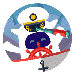 musio robot sea boat captain GIF