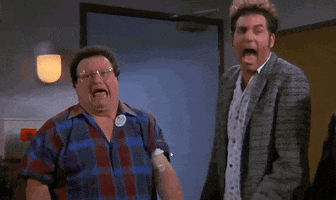 scared cosmo kramer GIF by CraveTV