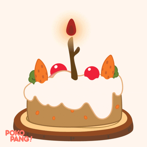 Happy Birthday Cake GIF by POKOPANG - Find & Share on GIPHY