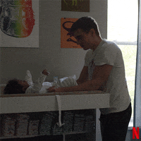 baby diaper GIF by NETFLIX