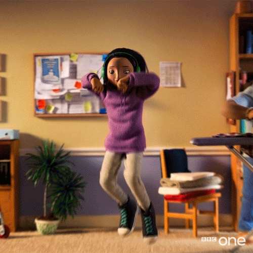 excited christmas film GIF by BBC