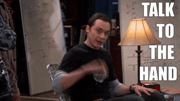 Stop Talking The Big Bang Theory GIF by CBS