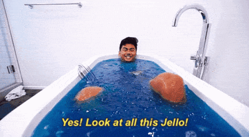 Jello Bath GIF by Guava Juice
