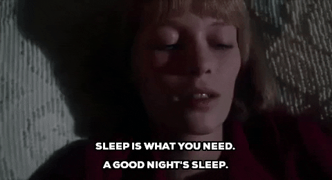 Mia Farrow Sleep GIF - Find & Share on GIPHY