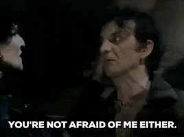 youre not afraid of me either cloris leachman GIF