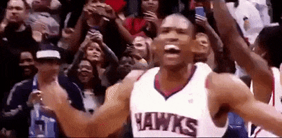 excited al horford GIF by NBA