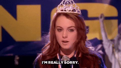 Sorry Mean Girls GIF by filmeditor