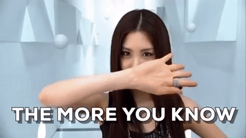 the more you know GIF