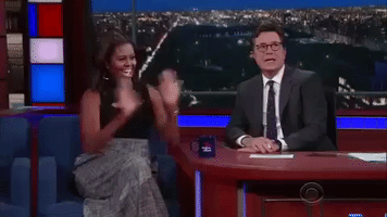 excited michelle obama GIF by Obama