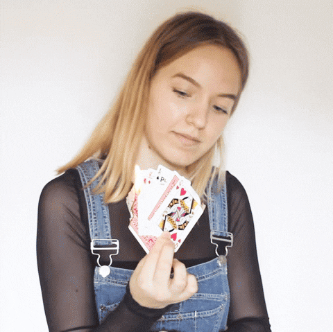 playing cards burn GIF by LINDSEY L33