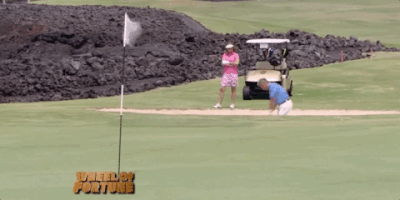 golfing pat sajak GIF by Wheel of Fortune