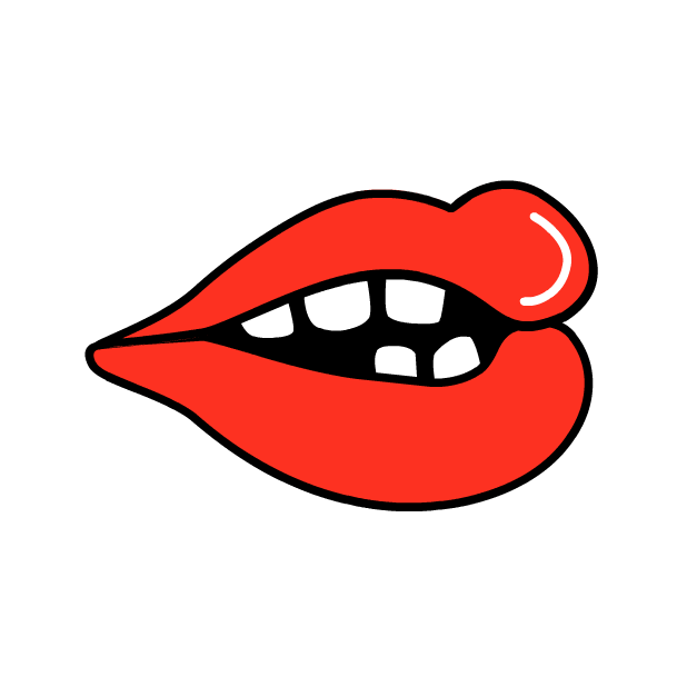 lips mouth Sticker by Carolyn Figel