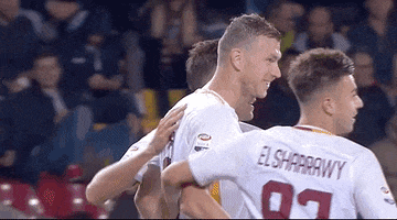 best friends laughing GIF by AS Roma