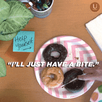 hungry donut GIF by U by Kotex Brand