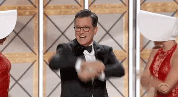 Stephen Colbert Yes GIF by Emmys