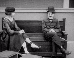 Charlie Chaplin Reaction GIF by MOODMAN