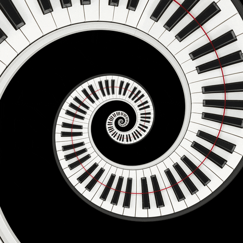 konczakowski music black black and white musical GIF