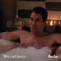 Will And Grace Drinking GIF by HULU