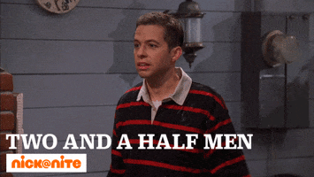 two and a half men charlie GIF by Nick At Nite