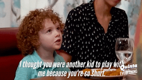 Season 1 Short People GIF by Quinta vs. Everything - Find & Share on GIPHY