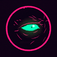 creepy eyeball gif