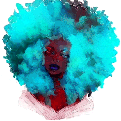 andrevaz negra deusa cabeleira maiaraalmeida GIF