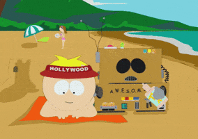 beach robot GIF by South Park 