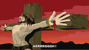 jesus pain GIF by South Park 
