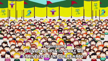 crowd singing GIF by South Park 