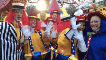 Clowns GIF by The 90th Macy&amp;#39;s Thanksgiving Day Parade