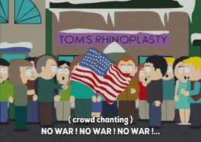 no war protest GIF by South Park 