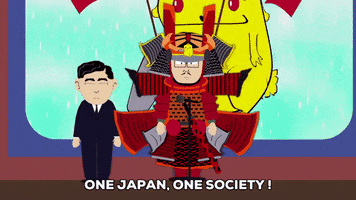 japanese emperor chinpoko mon priest GIF by South Park 