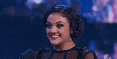 happy laurie hernandez GIF by Dancing with the Stars