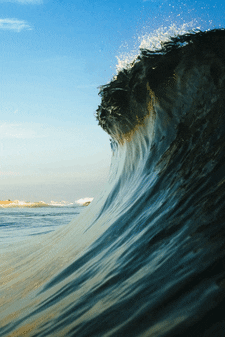 ocean waves wave GIF by Evan Hilton