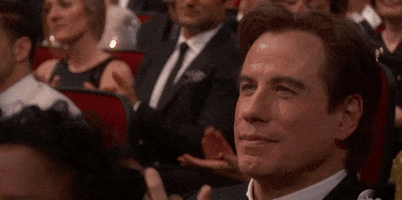 John Travolta Smile GIF by Emmys
