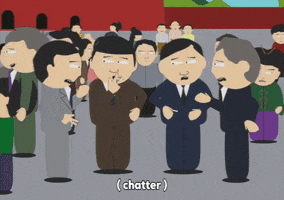 asian meeting GIF by South Park 