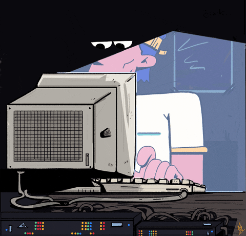 type hacker GIF by Nishanth Sanjay