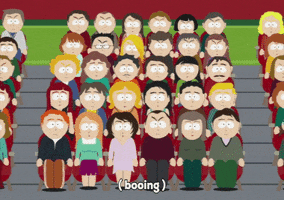 angry audience GIF by South Park 