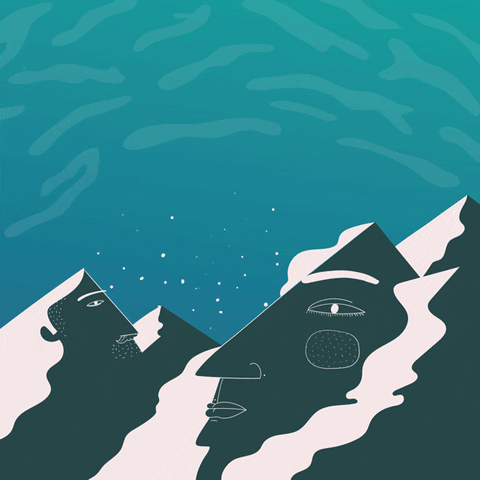 mountains stargazing GIF by DAS NAIZ